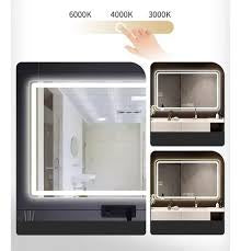Espejo led 3 tonos y desempañador