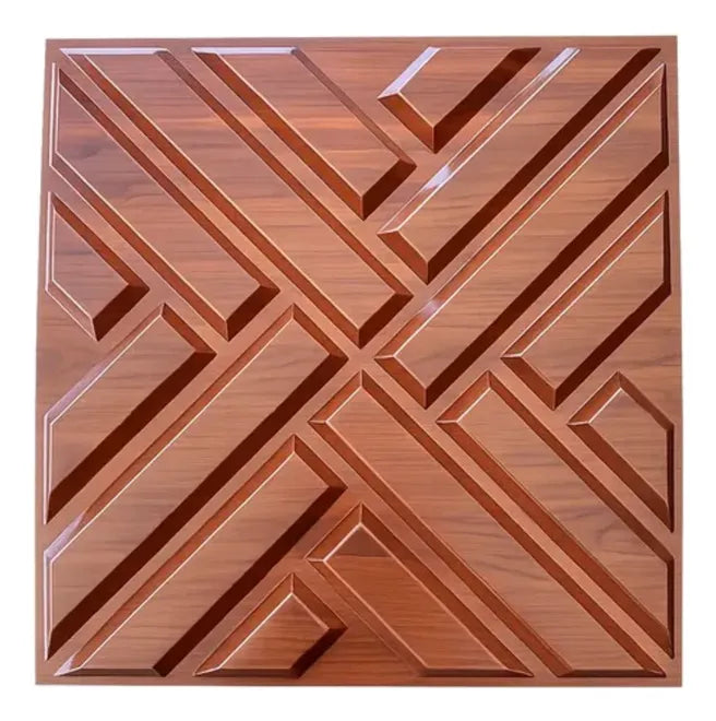 Panel Autoadhesivo Revestimiento Pared Símil Madera Marron