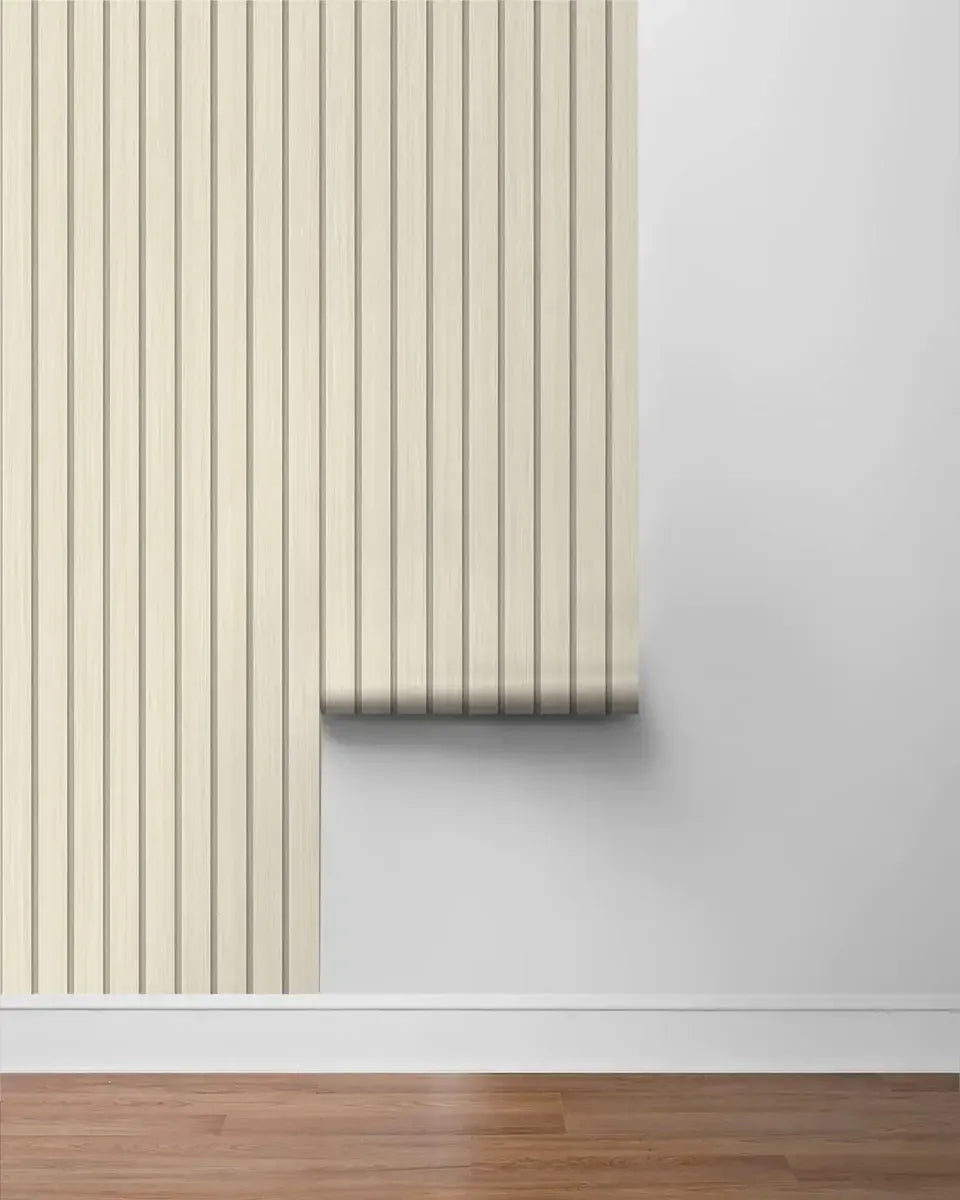 Panel Decorativo Adhesivo Símil Ripado Wpc 3x0,55 Metros