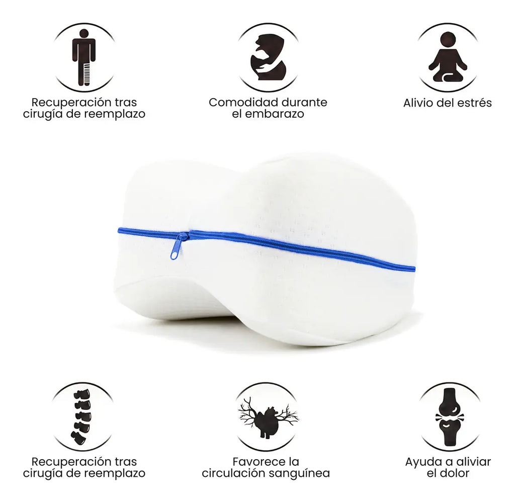 Almohada De Descanso Piernas Rodilla Ortopedica Suave