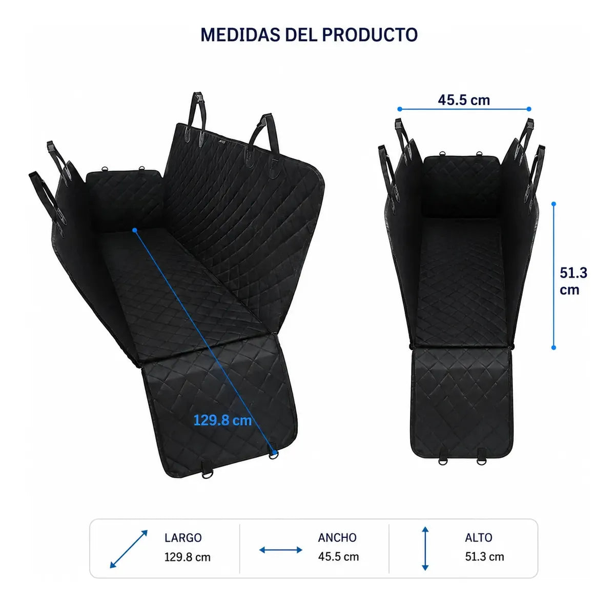 Cubre Asiento De Mascota Para Auto Impermeable