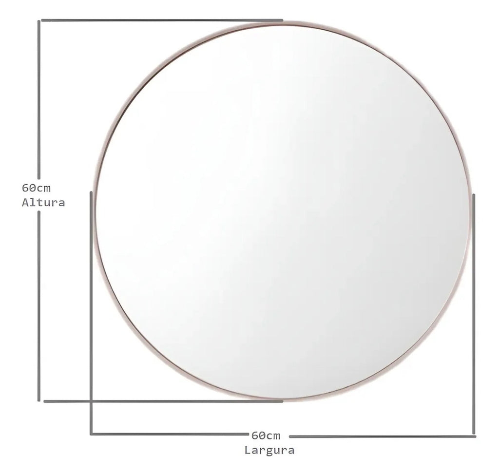 Espejo led 60 cm tres tonos y desempañador